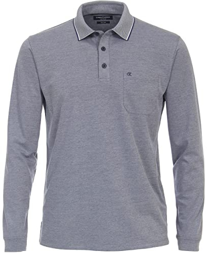 CASAMODA Polo-Shirt Langarm Uni