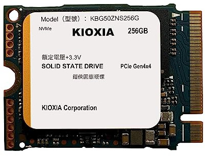 KIOXIA SSD 256 GB M.2 2230 30mm NVMe PCIe 4.0 Gen 4 x 4 BG5 (OEM)