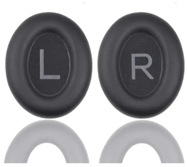 INF Ohrpolster für Bose QuietComfort 45 Kopfhörer Ersatzpolster Schwarz 1 Paar