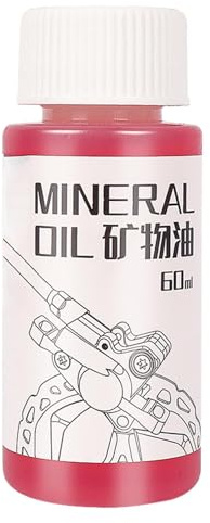 Mineralöl für Fahrradscheibenbremsen, 60ml Fahrradbremsöl, Hydraulische Scheibenbremsölflüssigkeit für Fahrräder