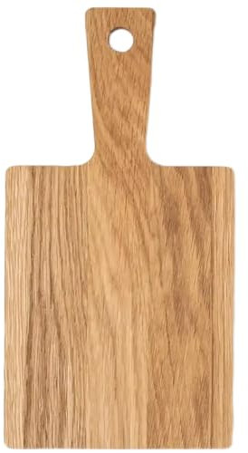 Schneidebrett Holz Holzbrett Küche Holzschneidebrett Küchenzubehör Groß und Klein Brotbretter und Servierbretter Wooden Cutting Board (Eiche Gesamtgröße, 25x13x0,9cm)