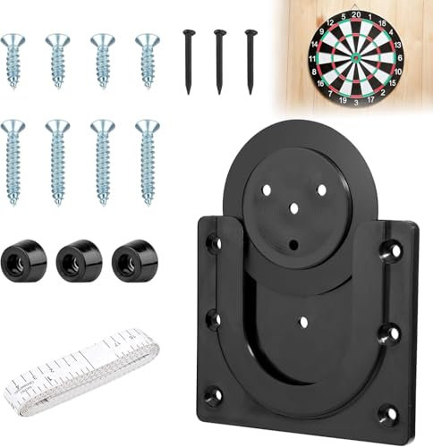 Dartboard Bracket Hanging Dartboards, Sturdy Dartboard Mounting Stand Kit for Targets, Archery Games, Dartboards Device - Easy Install