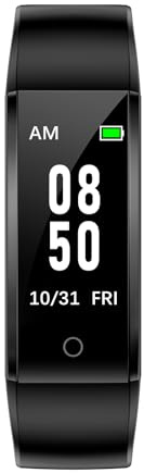 Fitness Tracker with Heart Rate Sleep Monitor & Step Calorie Counter,IP68 Waterproof Pedometer Watch for Women Men,Call SMS SNS Smartwatch Compatible Android iOS