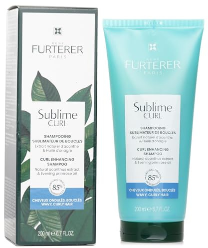 Rene Furterer SUBLIME CURL Curl Activating Shampoo, Curly Wavy Hair, Frizz Control, 6.7 oz.