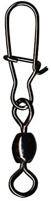 FTM Seika Pro Spin Wirbel mit Duo Lock Karabiner - 10 Angelwirbel zum Spinnfischen auf Hechte, Zander & Barsche, Einhänger, Snaps, Größe/Tragkraft:Gr, 2 / 18kg