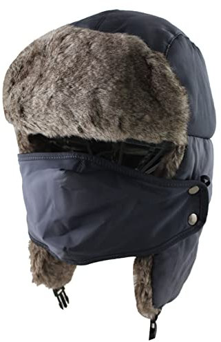 WLLLTY Hut Mode Neue Winter Pilotenmütze Damen Herren Warme Ohrenschützer Ski Hut Paar Hut