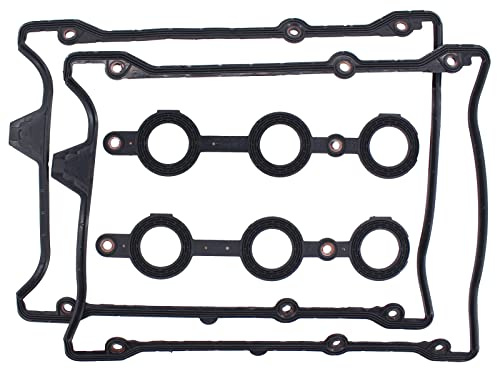 Ventildeckeldichtung Satz Zylinderkopfhaube Dichtung Zylinderkopfabdeckung Ventilabdeckung Dichtungssatz für Superb für Passat B5 B5.5 A4 B5 8D B6 8E 8H A6 C4 4A C5 4B A8 D2 4D Allroad C5 2.4 2.7 2.8