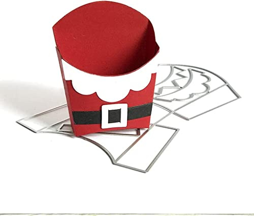 Weihnachts-Popcorn-Box-Stanzformen für Kartenherstellung, Stanzformen, Schablonen für DIY, Scrapbooking, Fotoalbum, dekorative Prägepapier