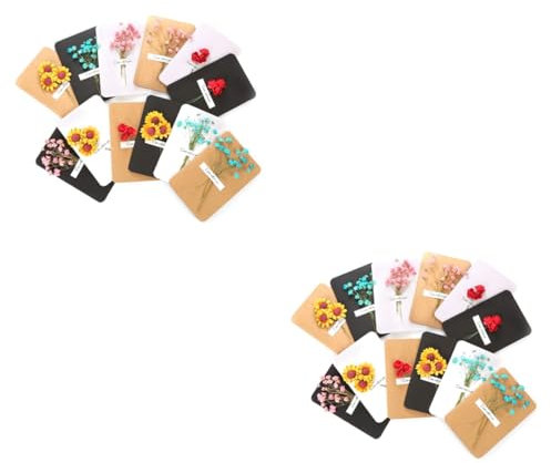 ABOOFAN Stk Kraft-valentinskarten Weihnachtskarten Vintage-grußkarte Neujahrskarten Jubiläumskarten Kraft-diy-karten Kraft-notizkarten Geburtstagsgrußkarte Bambus Kleine Karte Leer