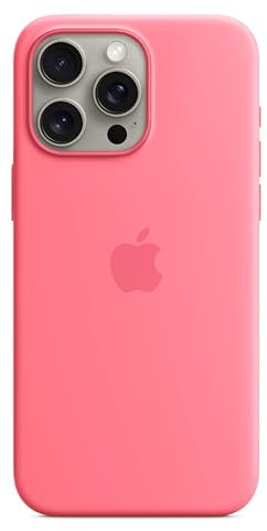 Apple Coque en Silicone avec MagSafe pour iPhone 15 Pro Max - Rose ​​​​​​​