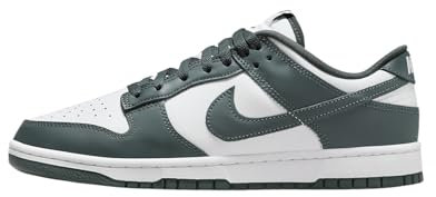 Nike Dunk Low Retro, Sneaker Uomo, White/Vintage Green-White, 41 EU