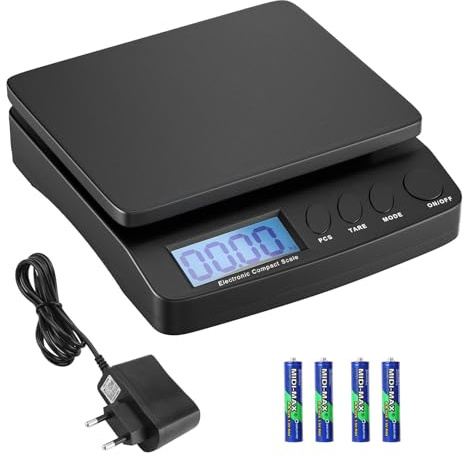 Anesty Digital Postal Scales, 66lbs/30KG Postage Parcel Shipping Scales with Counting/Tare/Hold Function