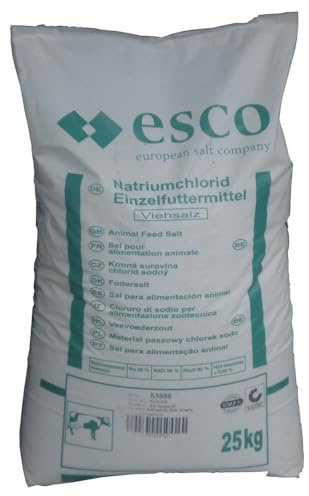 Viehsalz grob 25kg von K+S Rinder Pferde Schafe Ziegen Wild Salz Streusalz