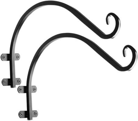 MERRYHAPY Hängende Pflanzgefäße Halterung Aus Eisenmaterial Für Wandmontage Geeignet Für Garten Balkon Und Terrasse Zum Aufhängen Von Blumentöpfen Und Windspielen