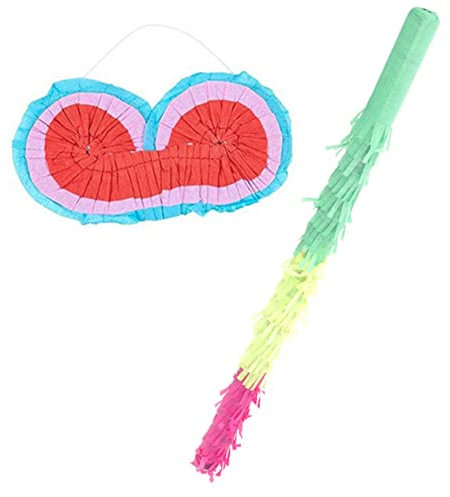 CIYODO Bunter Piñata-stab Mit Brillen-prop Für Kinderspielzeug Und Partyspielzubehör Für Geburtstagspartys Karnevals-festivals Und Piñata-schlagen Leicht Robust Und Sicher