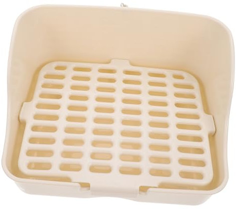 BUGUUYO Kaninchentöpfchen Toilette Aus Haustier-schubladentöpfchen -Toilette Für Kleine Schweine Ecke Kaninchen Töpfchen Trainer