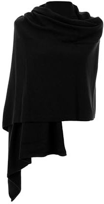 MAPIMANIA - Kaschmir-Stola für Damen, Winter, hergestellt in Italien, 220 x 80 cm, eleganter Schal aus Wolle und Kaschmir, Maxi-Schal, Schultertuch für Zeremonien