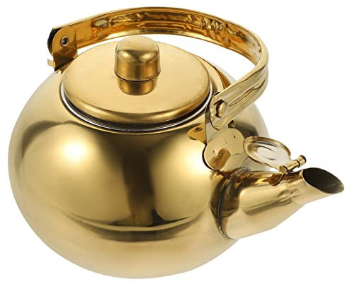 IMIKEYA Bollitore Di Peluche Spilla Pin Fischio Teiere Tè Gelato Caldaia Ad Acqua Portatile Stufa Teiera Con Caffè Stufa Pentola Di Acqua Bollente Campeggio Brocca Di Acqua In Acciaio