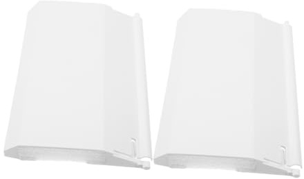 WEKADRIN Volet de Skimmer Blanc pour Piscine, Porte à Clapet en PVC Mousse, Facile à Entretenir, Remplacement Solide 2pcs pour Volet de Porte du Skimmer