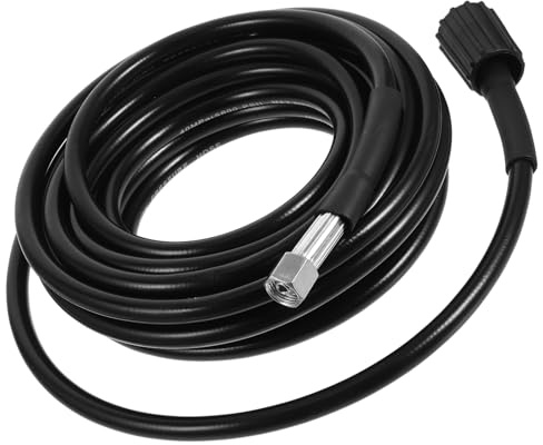 GANAZONO 8m Manguera Extensible Alta Presión Para Lavadora Con Conexión Tubo Resistente Para Uso Frío Compatible Con Limpiadora De Presión Doméstica y Automotriz