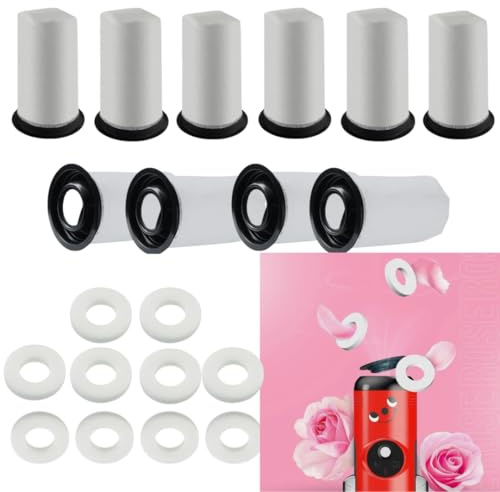 Find A Spare 10x Pods Hoover Bags and 10x Rose Scent Air Freshener For Henry Hen100 & Numatic NQ100 Quick Stick Vacuum Cleaner