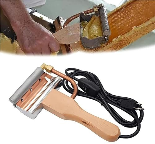 Coltello elettrico for disopercolare il miele, raschietto elettrico for il riscaldamento del miele, tagliatrice for cera calda for miele, temperatura costante, forniture for la raccolta del miele