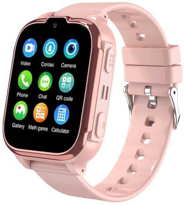 Tzzulsx Orologi Smartwatch per Bambini, smartwatch per bambino con funzione SIM card