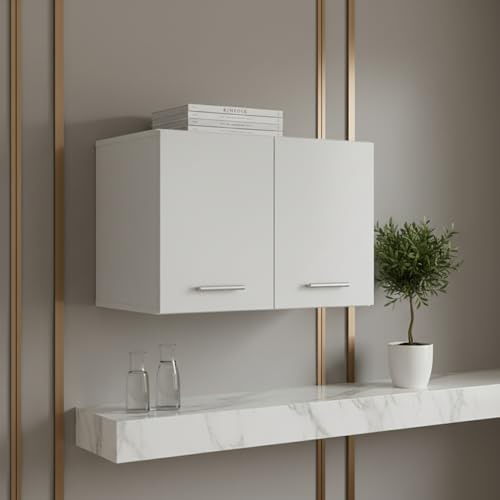 Komodee Hängeschrank Fauske Weiß 69x40x49 cm