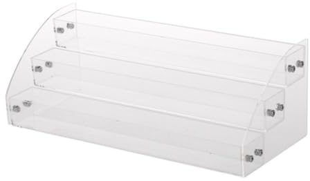iplusmile Organizer Cosmetici Porta Trucchi in Acrilico Struttura Robusta e Design Multistrato, Supporto per Rossetti e Oli Essenziali Salvaspazio per Bagno o Toeletta