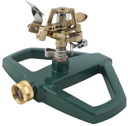 Melnor 3900H Impact Lawn Sprinkler, Basic, Metal Base
