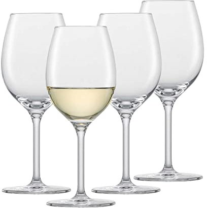 SCHOTT ZWIESEL Copas de vino blanco Chardonnay For You (set de 4), copas intemporales para vino blanco, copas de cristal Tritan aptas para lavavajillas, Fabricadas en Alemania (art. nº. 121871)