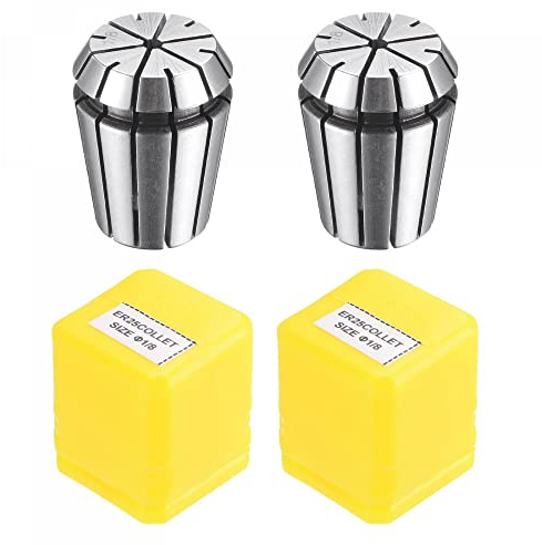 sourcing map ER25 Spring Collet 1/8 Chuck for CNC Engraving Machine Lathe Milling Tool 2pcs
