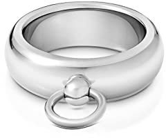 Massiver Edelstahl Ring der O Fingerring Sklavenring Erotikring O-Ring Größenauswahl (Innen (Ø): 16 mm)