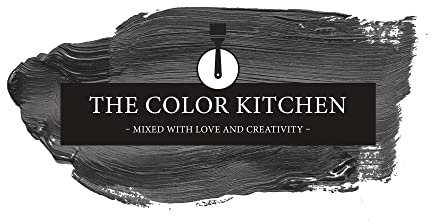 Livingwalls THE COLOR KITCHEN universelle Wandfarbe - Malerfarbe für Wohnräume und Arbeitszimmer - matte Innenfarbe in Grau - 2,5l Deckfarbe in TCK1014