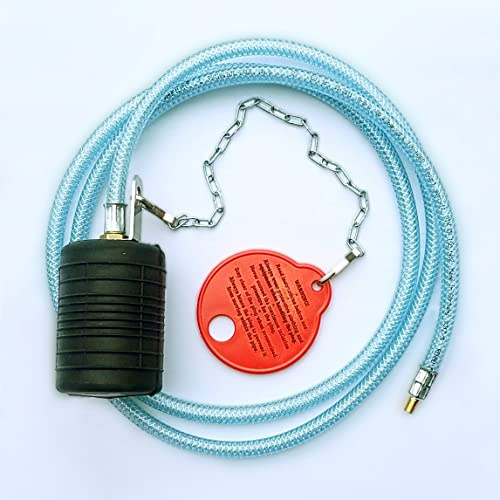 SAVA Absperrblase, Typ Plugy Z3-4 für DN 75-100 mm Rohre mit 1-5m Druckluftschlauch, Rohrverschluss, Rohrblase, Drain Plug, Hochwasserschutz, WC, Toilette (Plugy Z3-4 mit 2 Meter Schlauch)