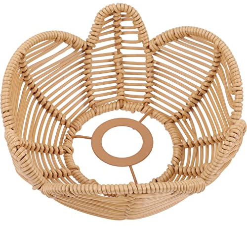 Uonlytech Abat-Jour Lotus 7.87 Pouces Couvercle De Lampe Décoratif Style Pastoral Pour Lampe Suspendue Salon Cuisine Chambre