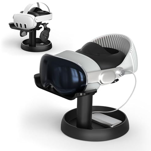 SHEAWA VR Headset Ständer und Halter Display für Vision Pro/PICO 4/PSVR 2/Meta Quest 3/Quest 2/Rift S Zubehör