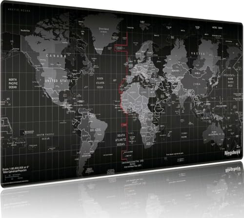 Ningchuya Gaming Mauspad XL/ 700 x 300 mm schreibtischunterlage | Gaming Mauspads/rutschfeste Gummimatten ,Waschbares ,Geeignet für Gaming PC, Büro und Gaming Tastatur sowie pc maus