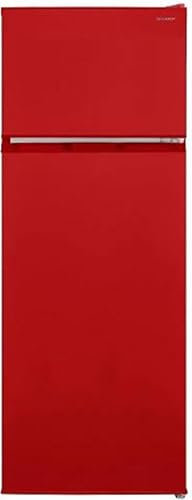 Sharp SJ-FTB01ITXRF - Frigorifero doppia porta, 213 Litri, Statico, Classe energetica E, Rosso
