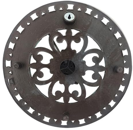 Termometro da esterno vintage - Termometro da parete resistente alle intemperie per giardino | Ambito di utilizzo Elegante decorazione di benvenuto per recinzione, patio, cancello e soggiorno