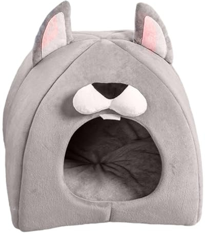 Lit pour chat couvert, tentes pour chats domestiques, tente pour chat, maison de lit pour chat, lit de tente pour chat, lit doux et confortable pour l'hiver, chat, chien