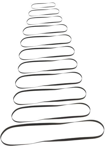 ifundom 11stücke Gummigürtel Für Plattenspieler Flexibel Und Langlebig Als Antriebsriemen Für Schallplattenspieler Und Grammophon Ersatz-plattenspielerriemen