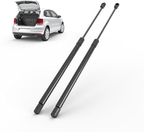 2 Stk Gasfeder Dämpfer Heckklappe für VW Polo 6R 6C 1.2L Schrägheck 11-14 | für Polo 6R 1.2L-2.0L Schrägheck 2009-2020, Gasdruckdämpfer, Gasdruckfeder Ersetzen #6R6827550A 6R6827550C