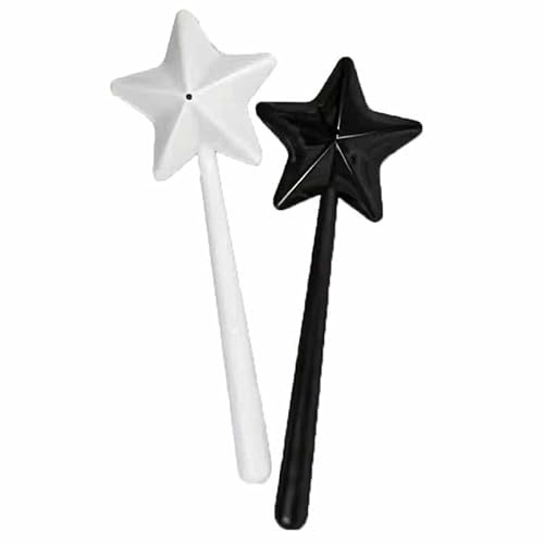 SYH&AQYE Saleros y pimenteros, Barras de Estrellas sazonadas, pimenteros, varitas mágicas, saleros y pimenteros con Varita de Hadas for Sal Marina, comino y sésamo.