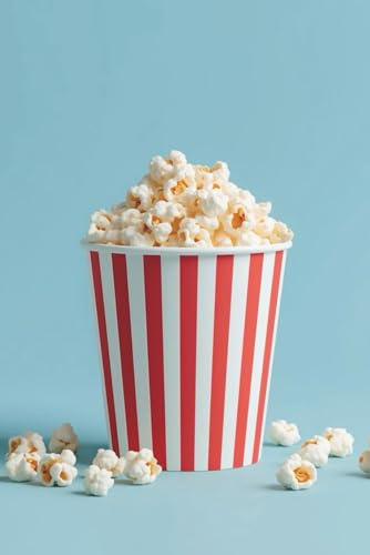 Popcorn Notebook: Movie Lover Journal / Fun Snack-Themed Notebook / Lined Writing Notebook