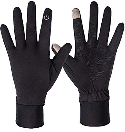 Guanti Sportivi da Corsa, Leggeri con Touch Screen e Antivento, da Uomo, Donna, per Equitazione, Arrampicata, Guida all’Aperto, Guanti Antiscivolo per l’Inverno, Primavera o Autunno.