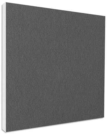 platino24 Schallabsorber Colore 55x55x5 cm – Wand & Decke – Granitgrau
