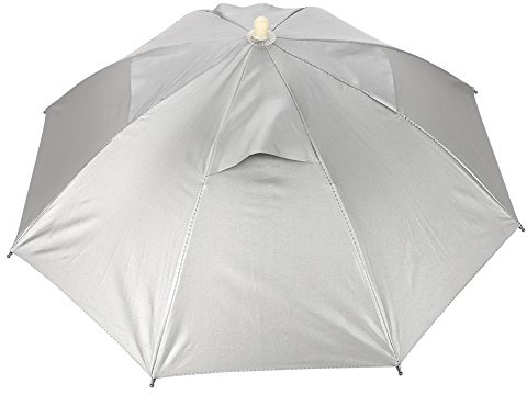 cigemay Robuster Kopfschirm, Sonnenschirmhüte Sonnenschirmhut Hut Regenschirm Unbrella Hut Outdoor Fischangeln Regenschirme