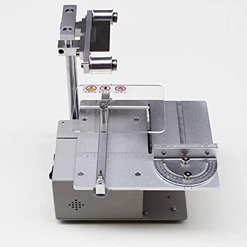 KUANDARMX Mini Macchina da Taglio per Sega da Tavolo, Affilacoltelli per Levigatrice A Nastro Elettrica Multifunzione 4 In1, Affilatrice per Levigatura A 7 velocità Regolabile