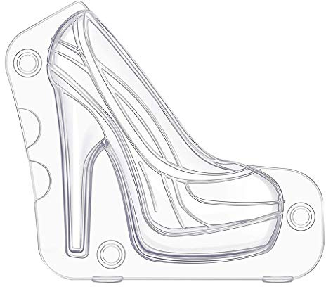 Henan Kreative 3D-High-Heel-Schokoladenform, Geburtstagskuchenform, Schuh-Süßigkeitenform, High-Heel-Schokoladenform, große Schokolade, 3D-Fondant-Absatz-Formen.